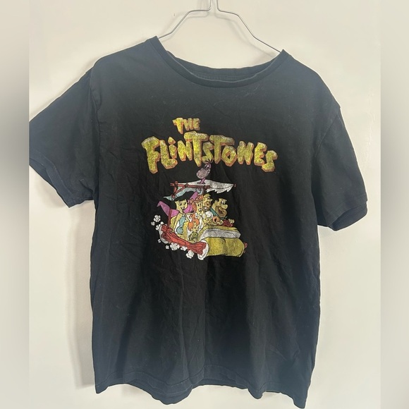 Vintage Other - Vintage Black Flintstones Graphic Tee